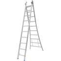 Ladder Type C gecoat dubbel uitgebogen 2x10 sporten