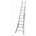 Ladder Type D gecoat driedelig uitgebogen 3x6 sporten