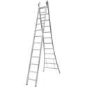 Ladder Type C gecoat dubbel uitgebogen 2x12 sporten