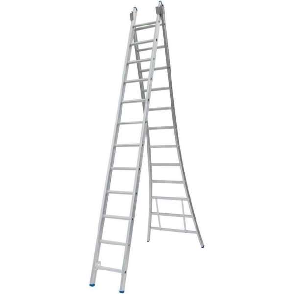 Ladder Type C gecoat dubbel uitgebogen 2x12 sporten