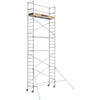 Basic rolsteiger 75 x 8,2m werkhoogte en  lengte platform