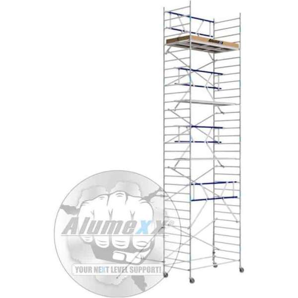 Basic AGS rolsteiger 135 x 10,2m werkhoogte en  lengte platform