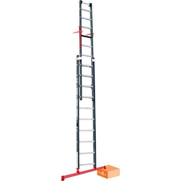 Smart Level Ladder Premium met Top Safe Systeem 2 x 14 treden