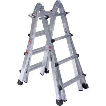 4 x 4 sp. EURO VARIO Telescoopladder Work-Line