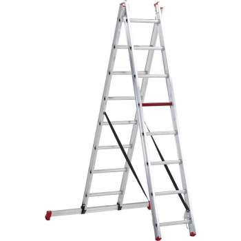 Altrex All Round Reformladder 2delig - 2x8 sporten - Werkhoogte tot 4.55m