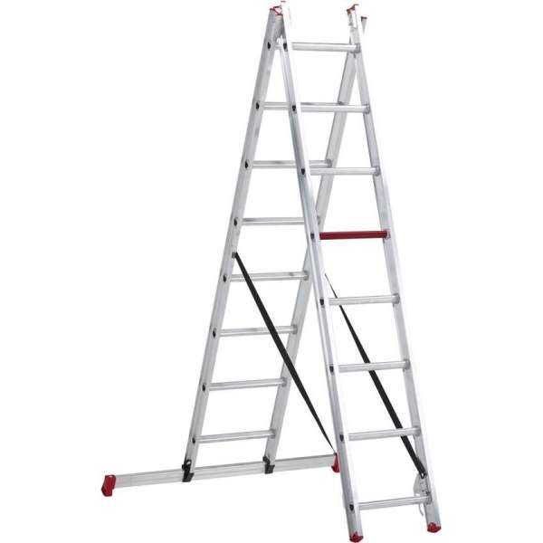 Altrex All Round Reformladder 2delig - 2x8 sporten - Werkhoogte tot 4.55m