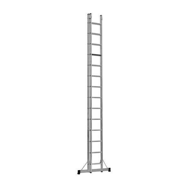 Smart Level Ladder Pro  2 delige schuifladder met Leveling System met 2 x 14  treden