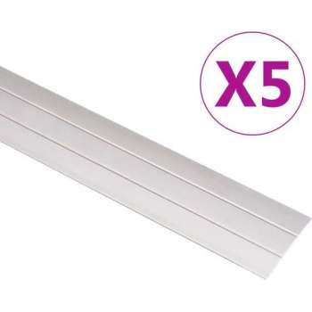 vidaXL Vloerprofielen 5 st 90 cm aluminium goudkleurig