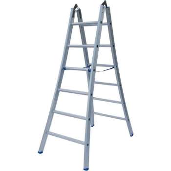 Scharnierladder Type B dubbel uitgebogen 2x6 sporten