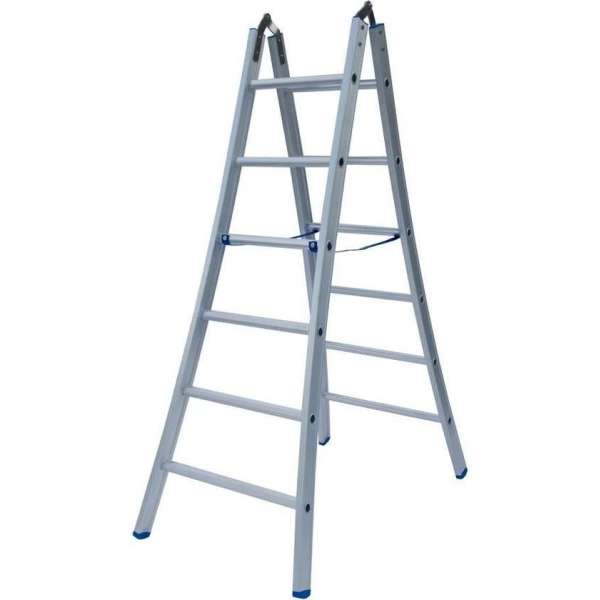 Scharnierladder Type B dubbel uitgebogen 2x6 sporten