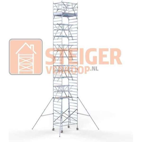 Rolsteiger Standaard 135x190 13,2m werkhoogte + dubbele voorloopleuning