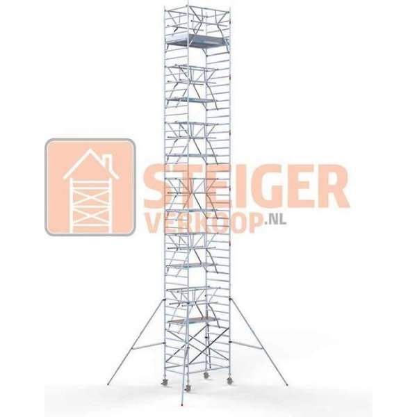 Rolsteiger Standaard 135x190 14,2m werkhoogte + dubbele voorloopleuning