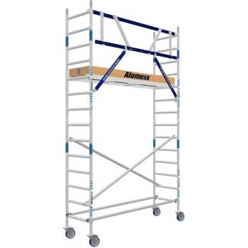 Basic rolsteiger 75 x 5.2 mtr AGS-PRO voorloopleuning en  lengte platform