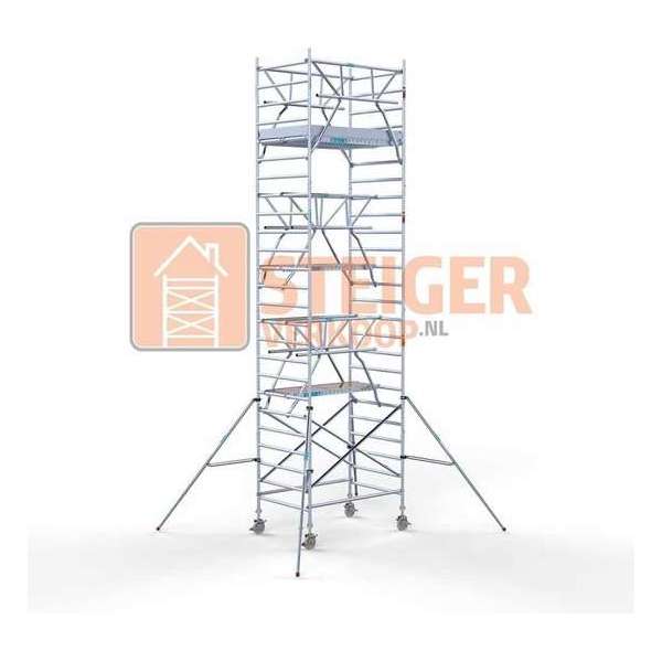 Rolsteiger Standaard 135x190 8,2m werkhoogte + dubbele voorloopleuning