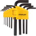 STANLEY Inbussleutelset 10-delig - 1.5 t/m 10 mm