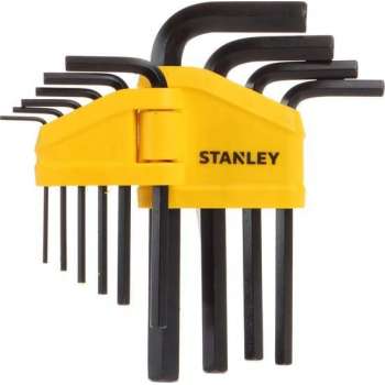 STANLEY Inbussleutelset 10-delig - 1.5 t/m 10 mm