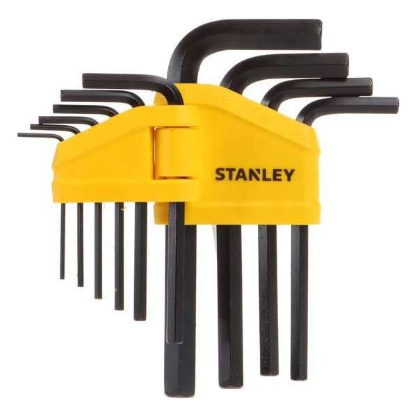 STANLEY Inbussleutelset 10-delig - 1.5 t/m 10 mm