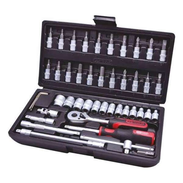 KS Tools CLASSIC Ratelseutel. doppen en bit set 48-delig 917.0648