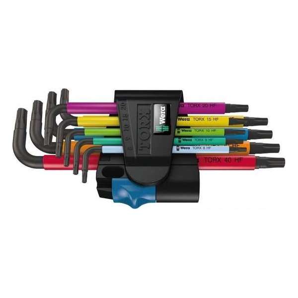 Wera 967/9 TX 9 Delige inbussleutel set - Torx - T8-40