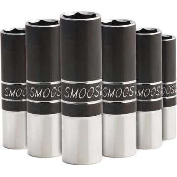 Smoos® Losse dop 13 mm extra lang met 1/4 opname - 6 stuks