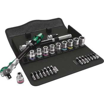 Wera 8100 SC 11 Zyklop ratelset switch, 1/2" aandrijving