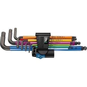 Wera 950 SPKL/9 SM HF 9 Delige Hex-plus multicolour inbussleutelset - 1,5-10mm