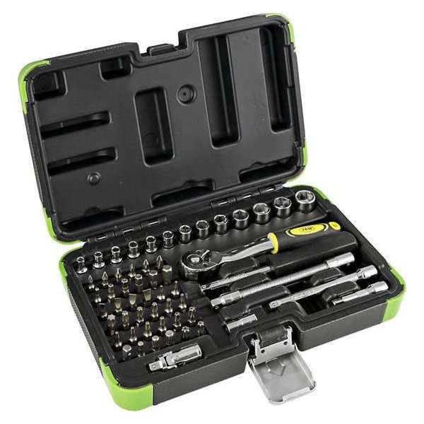 JBM Tools | 1/4 Doppenset 56-Delig | dopsleutelset |