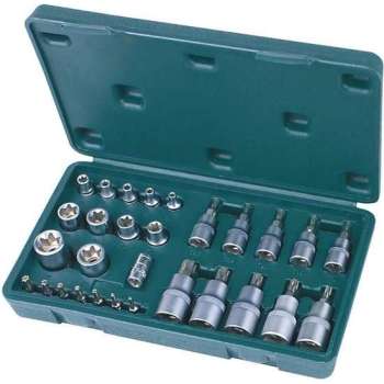 Brüder Mannesmann Torx bit- en doppenset 29-delig 189/29