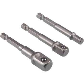 Work-it bit adapterset voor doppen 1/4", 3/8" en 1/2" opname