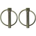 Proplus Borgpen Met Ring Aluminium 8 Mm Zilver 2 Stuks