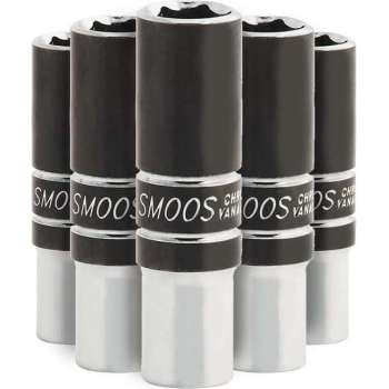 Smoos® Losse dop 10 mm extra lang met 3/8 opname - 5 stuks