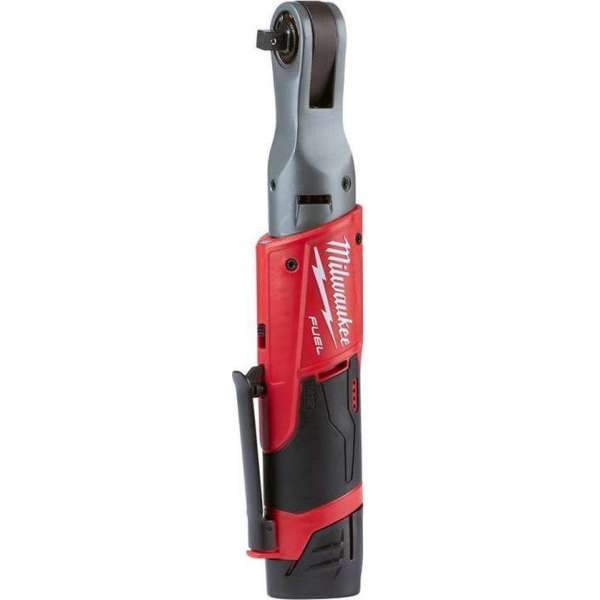 Milwaukee M12 FIR38-201B 12V Li-Ion accu Subcompactratelsleutel set (1x 2Ah accu) in tas - 3/8" - koolborstelloos