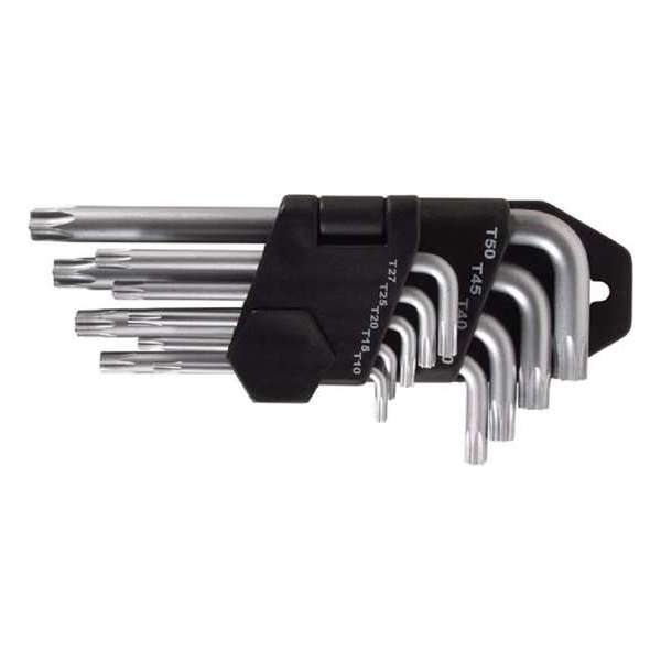 Stersleutelset - 9 St -.Torx-set 9-delig