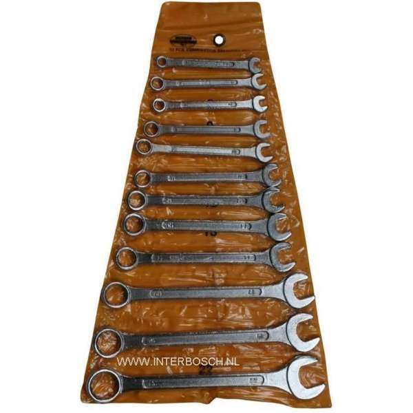 Benson ring steek 12 delige set met etui 6 t/m 22