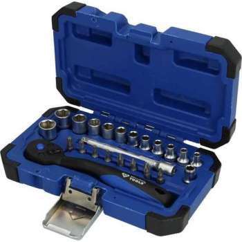 BRILLIANT TOOLS 23-delige Doppenset 1/4" staal