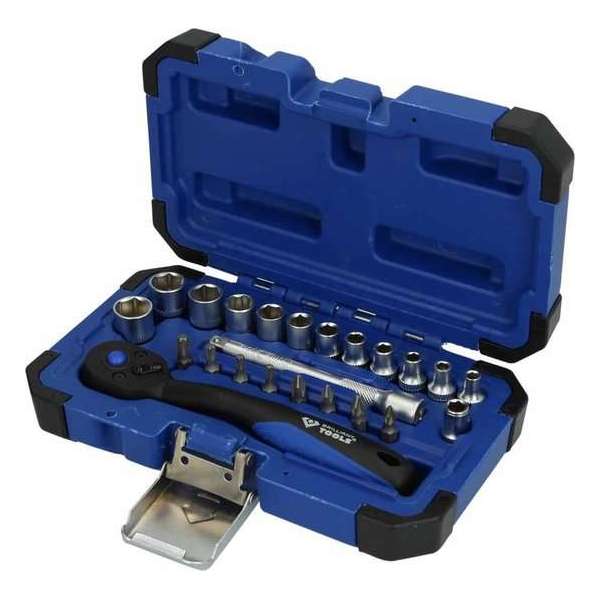 BRILLIANT TOOLS 23-delige Doppenset 1/4" staal