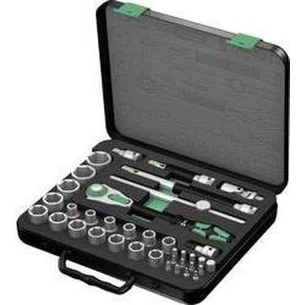 Wera 8100 SC 2 Zyklop 05003645001 Dopsleutelset Metrisch 1/2 (12.5 mm) 37-delig