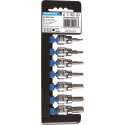 "Silverline 7-delige inbus bit set met 3/8" aandrijving Inbus 3 - 10 mm"