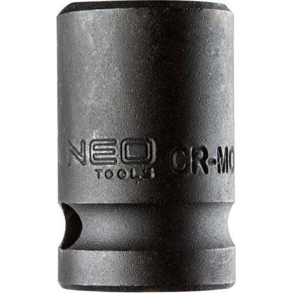 Neo Tools Krachtdop 15mm 1/2 Aansluiting CrMo Staal 38mm Hoog DIN 3129 TUV M+T