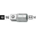 Hazet 858-1 Dopsleuteladapter Aandrijving 1/4 (6.3 mm) Uitvoering 3/8 (10 mm) 26.5 mm 1 stuk(s)