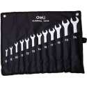 Combinatiesleutelsets 12-delig - met etui - Deli Tools EDL130012A