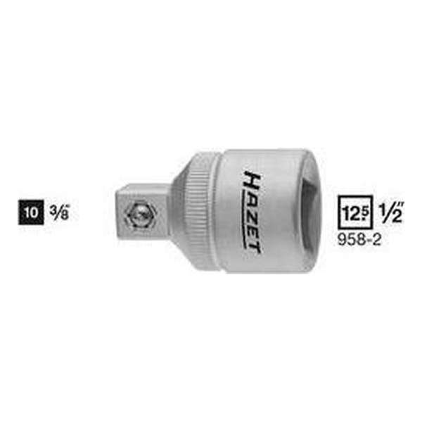 Hazet 958-2 Dopsleuteladapter Aandrijving 1/2 (12.5 mm) Uitvoering 3/8 (10 mm) 36 mm 1 stuk(s)