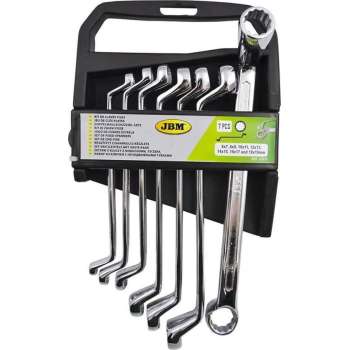 JBM Tools | Set van 7 gebogene sleutels met twee phillips einden