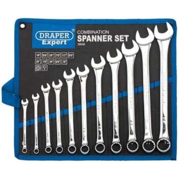 Draper Imperial Combinatie Spanner Set (11 Stuk)