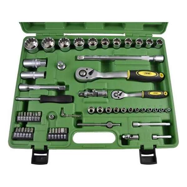 JBM Tools | Doppen set 1/4" en 1/2", 61-delig