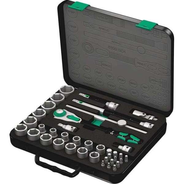 Wera 8100 SC 4 Zyklop Speed- ratelset, 1/2" aandrijving