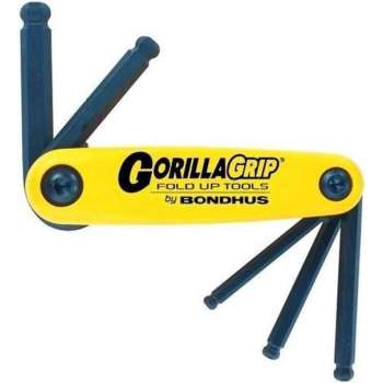 Bondhus GORILLAGRIP opvouwset set 0.05-3/16"