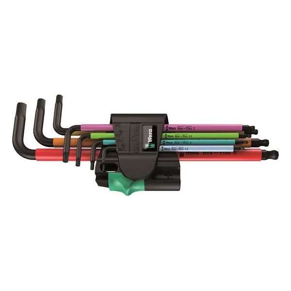 Wera 05022534001 7-delige Multicolour Inbussleutelset - 1,5-6mm