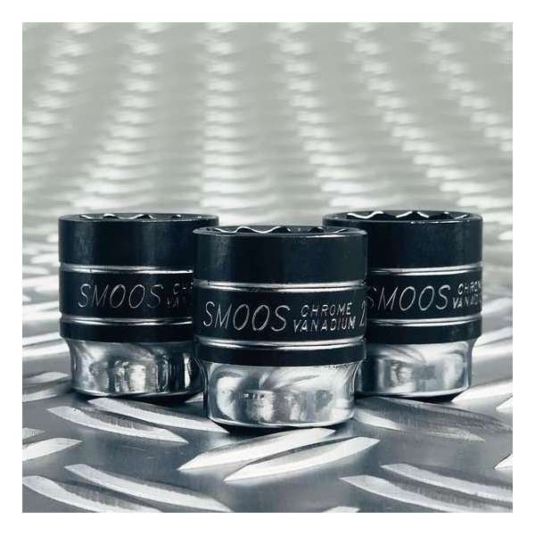 Smoos® Losse 12 kants dop 24 mm met 3/8 opname - 3 stuks