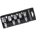 "Silverline 9-delige imperale doppen set met 3/8" aandrijving 1/4" - 3/4""